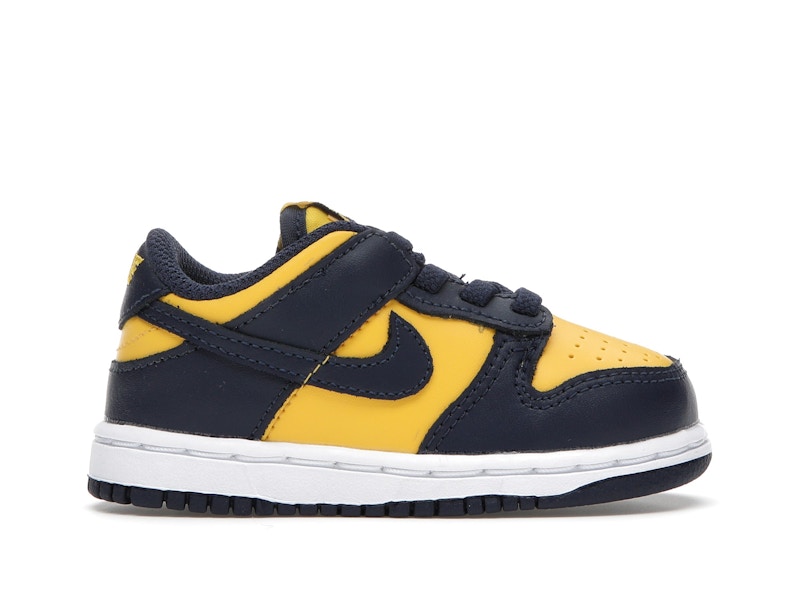 Nike Dunk Low Michigan 2021 TD Toddler CW1589 700 US