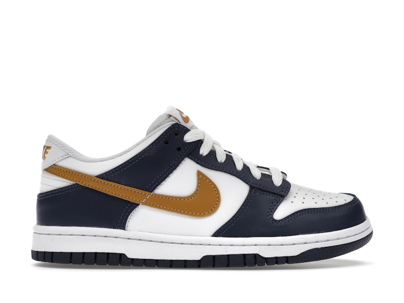 【新品】ナイキ　ダンクロー　 MIDNIGHT NAVY WHEAT The Nike Dunk Low Appears In Midnight Navy And Wheat | House