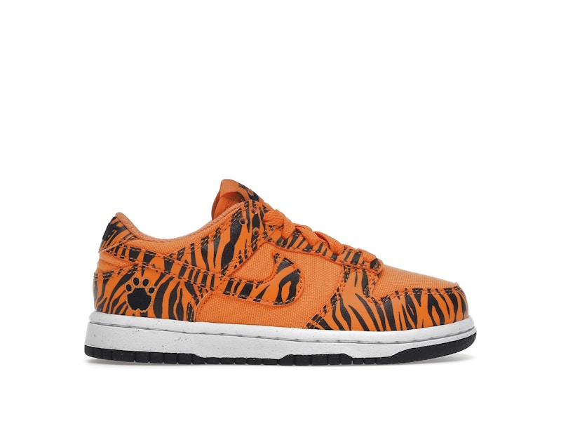 Nike Dunk Low Next Nature Tiger Stripes (PS) Kids' - DZ5633-800 - US