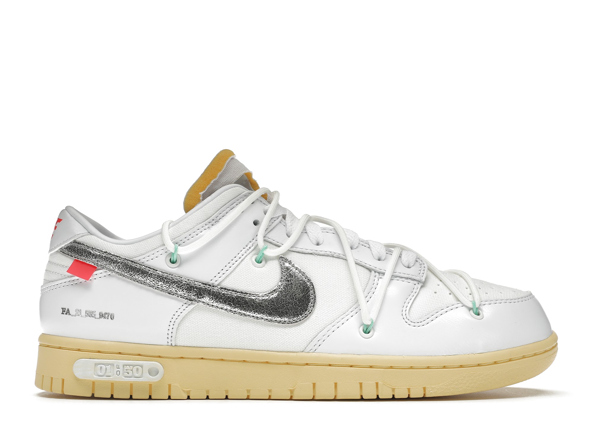 OFF-WHITE × NIKE DUNK LOW 1 OF 50