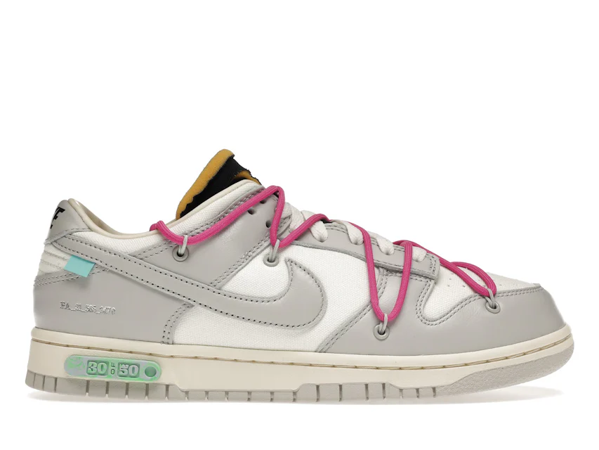 Nike Dunk Low Off-White Lot 30 Men's - DM1602-122 - US