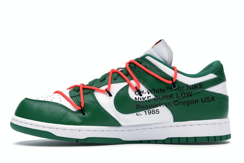 Off white low dunk pine green clearance