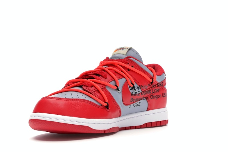 Nike Dunk Low Off-White University Red