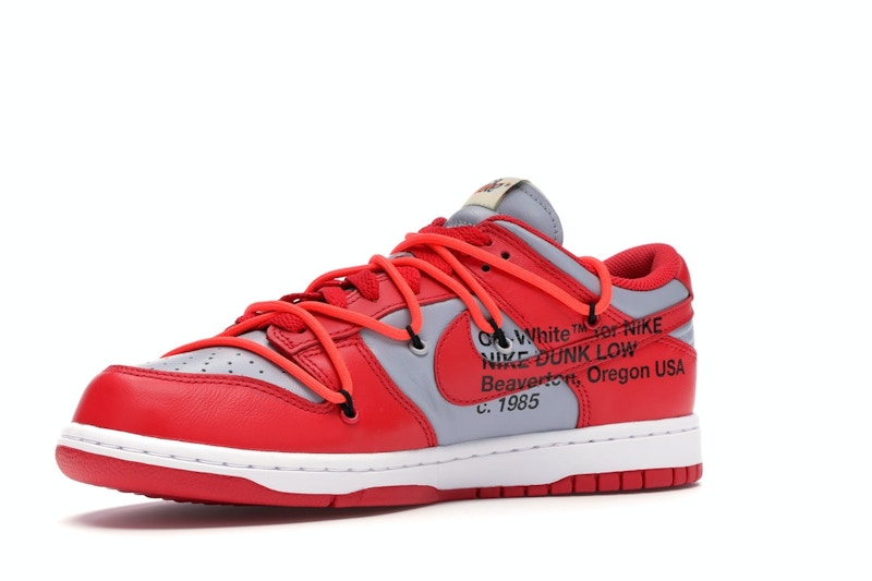 Nike Dunk Low Off-White University Red