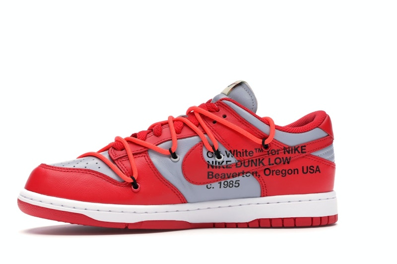 Nike Dunk Low Off-White University Red