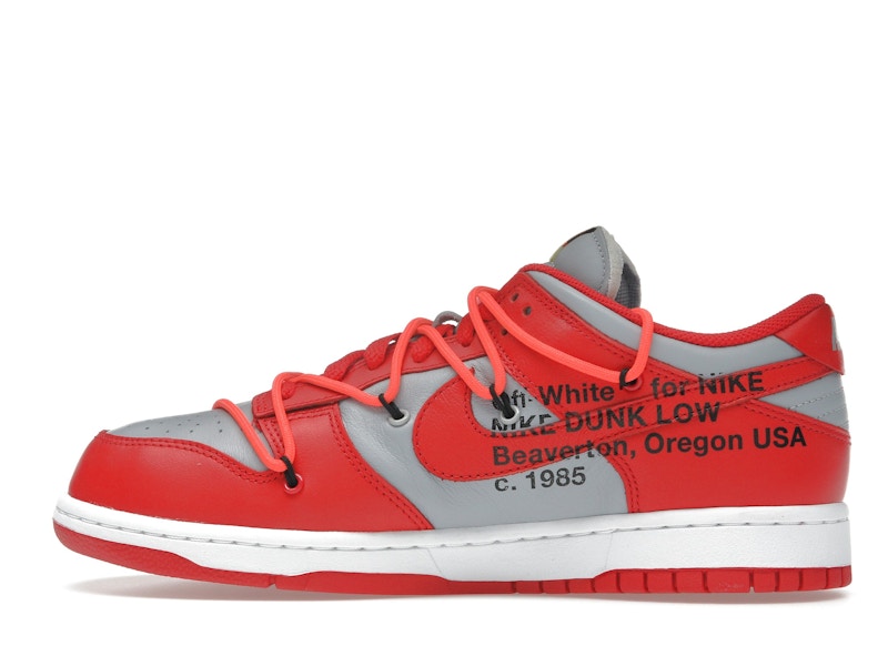 Nike Dunk Low Off-White University Red
