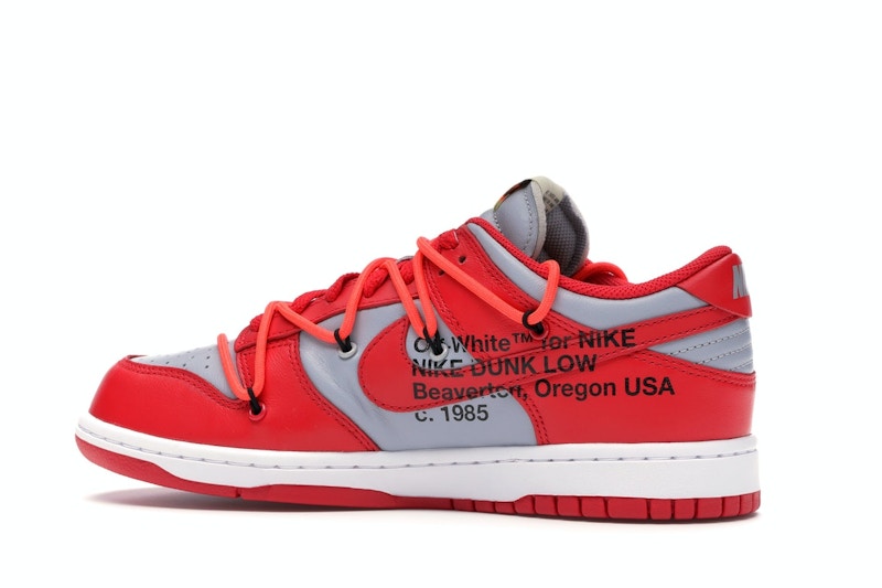 Nike Dunk Low Off-White University Red