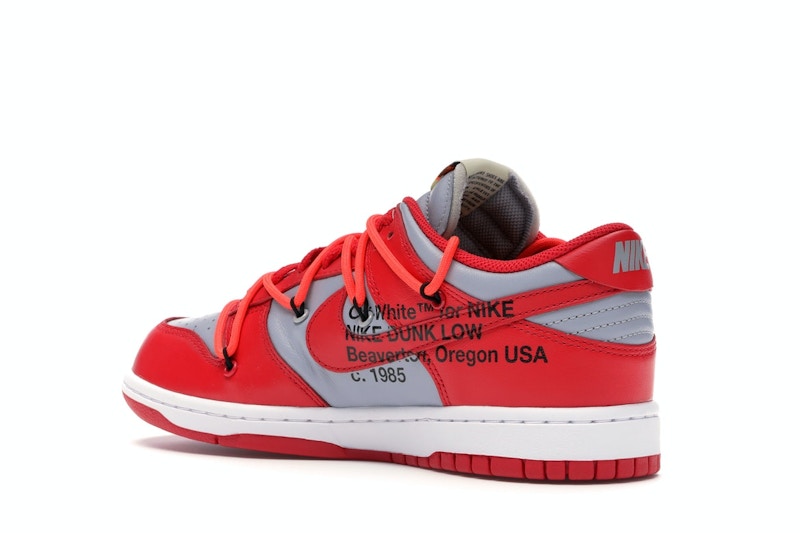 Nike Dunk Low Off-White University Red