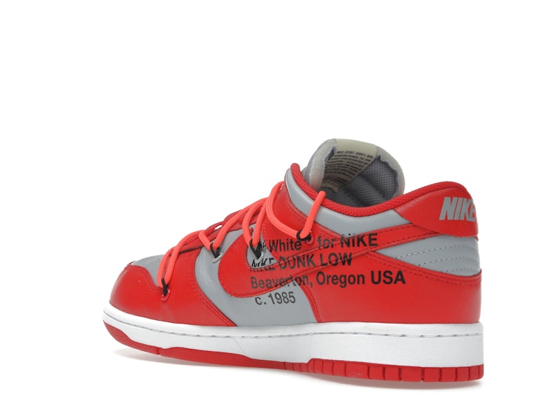 Nike Dunk Low Off-White University Red