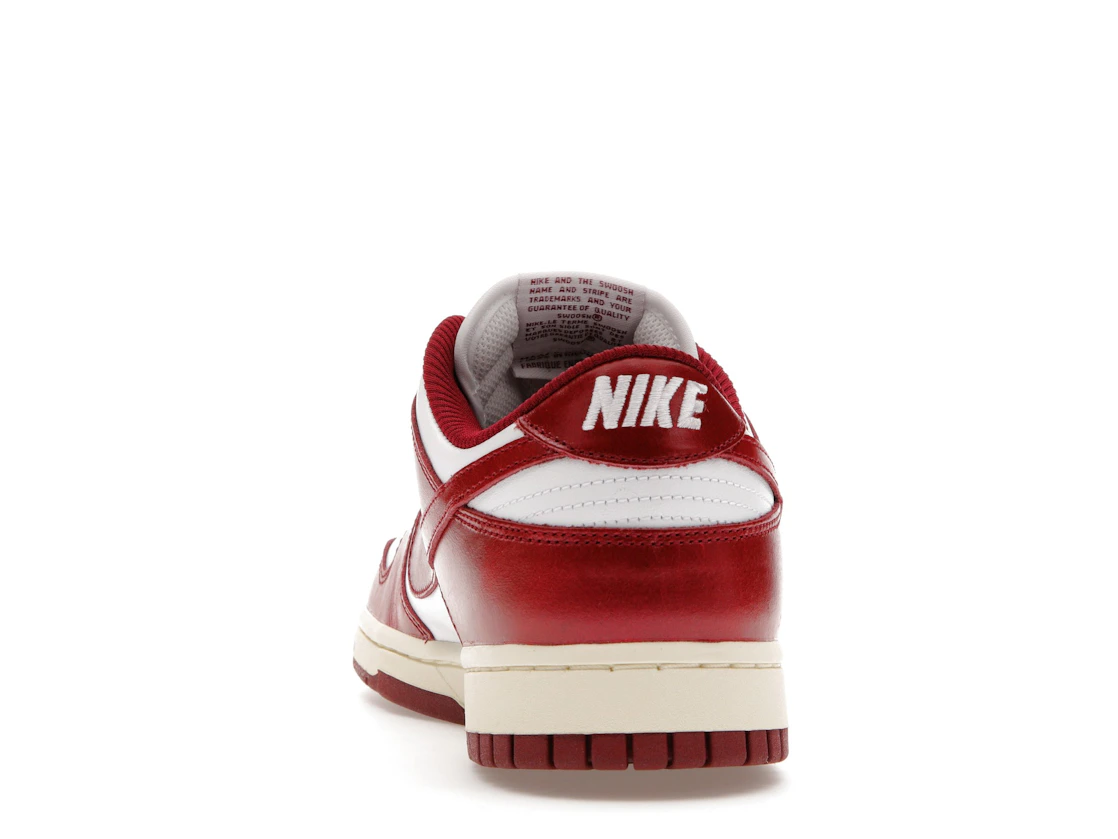 Nike Dunk Low PRM Vintage Team Red (Women's)