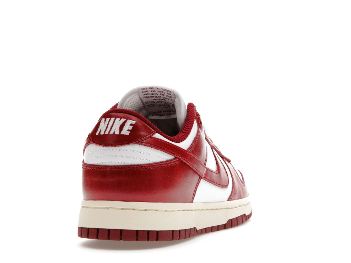 Nike Dunk Low PRM Vintage Team Red (Women's)