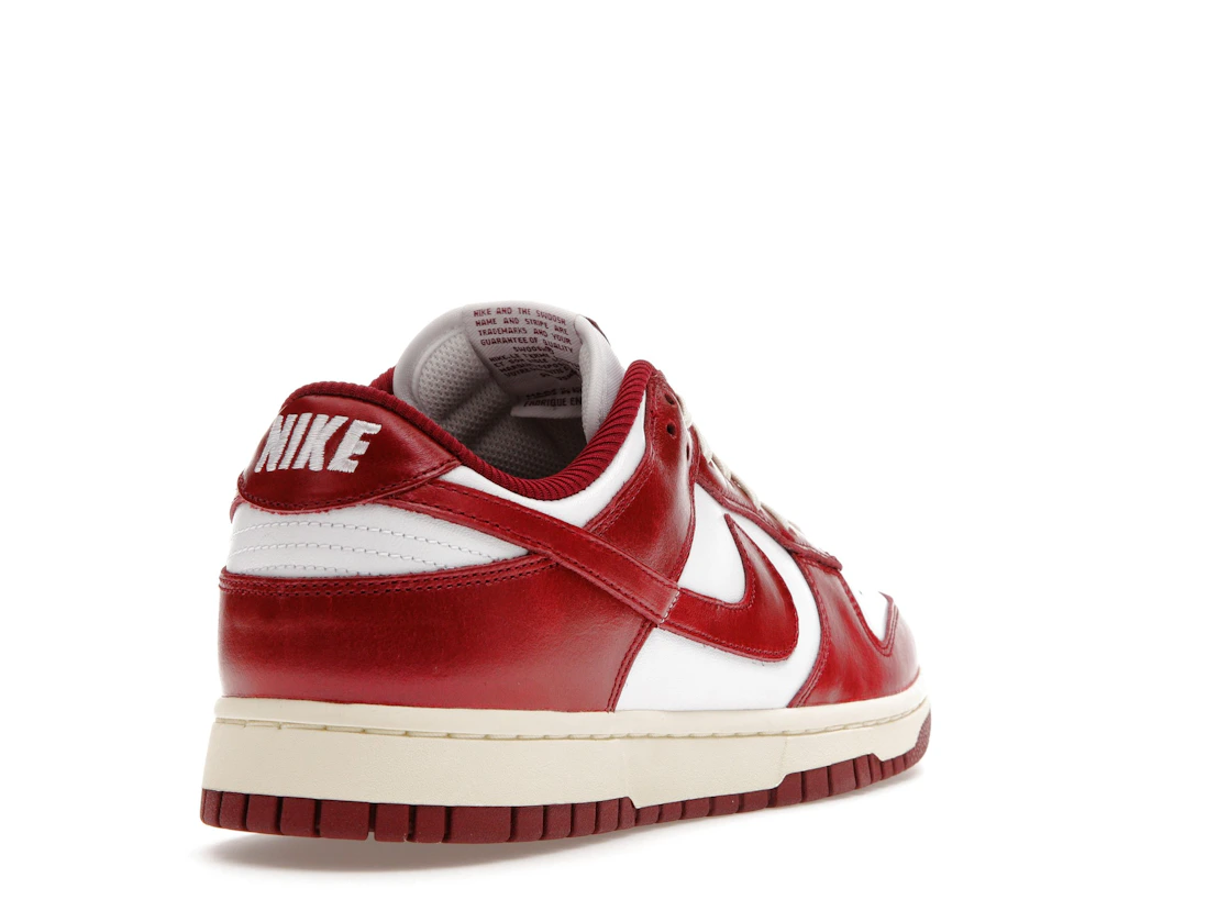 Nike Dunk Low PRM Vintage Team Red (Women's)