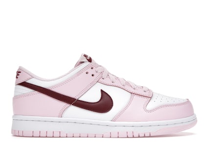 Nike Dunk basse coloris rose/rouge/blanc (junior) Style CW1590
