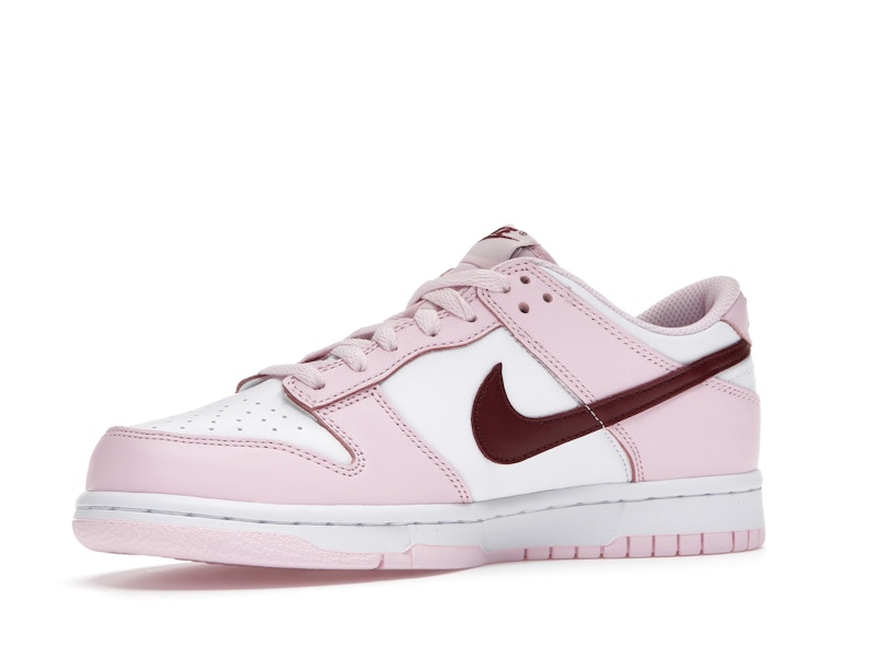 Nike Dunk Low Pink Foam Red White (GS) - CW1590-601