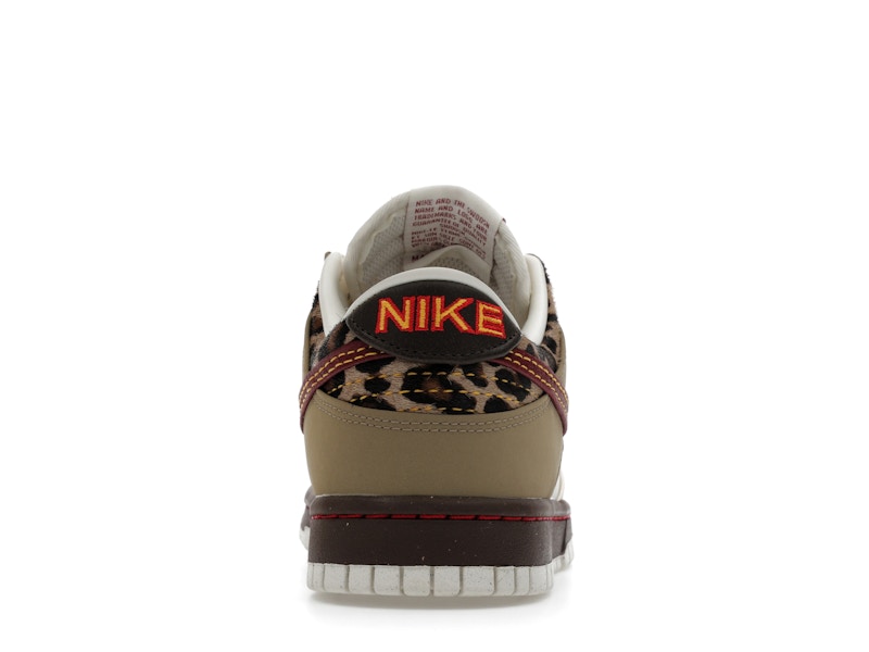 Nike Dunk Low Retro Khaki Team Red Pearl White (Women's)