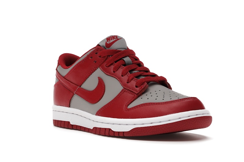 Nike sb dunk low grey red clearance