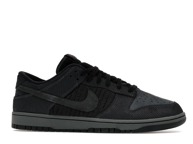 Nike Dunk Low Retro Premium Black Corduroy