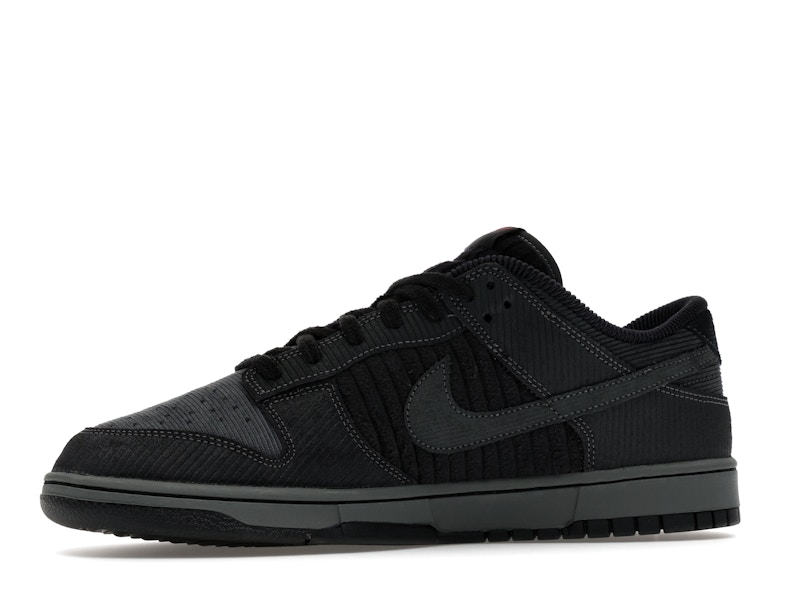 Nike Dunk Low Retro Premium Black Corduroy