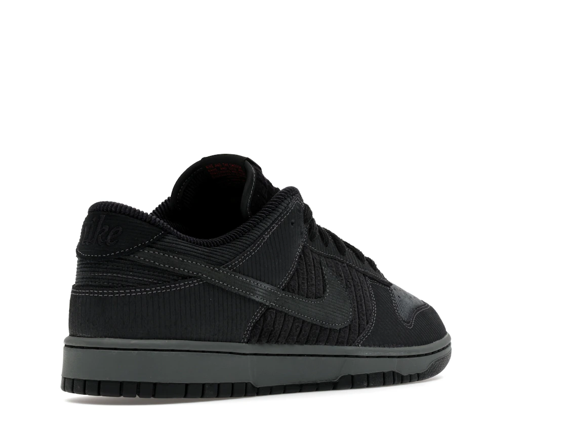 Nike Dunk Low Retro Premium Black Corduroy