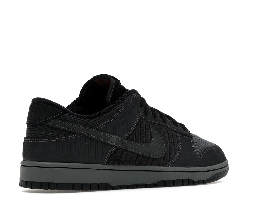 Nike Dunk Low Retro Premium Black Corduroy