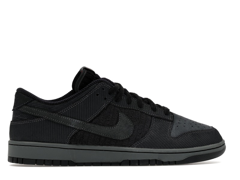 Nike Dunk Low Retro Premium Black Corduroy