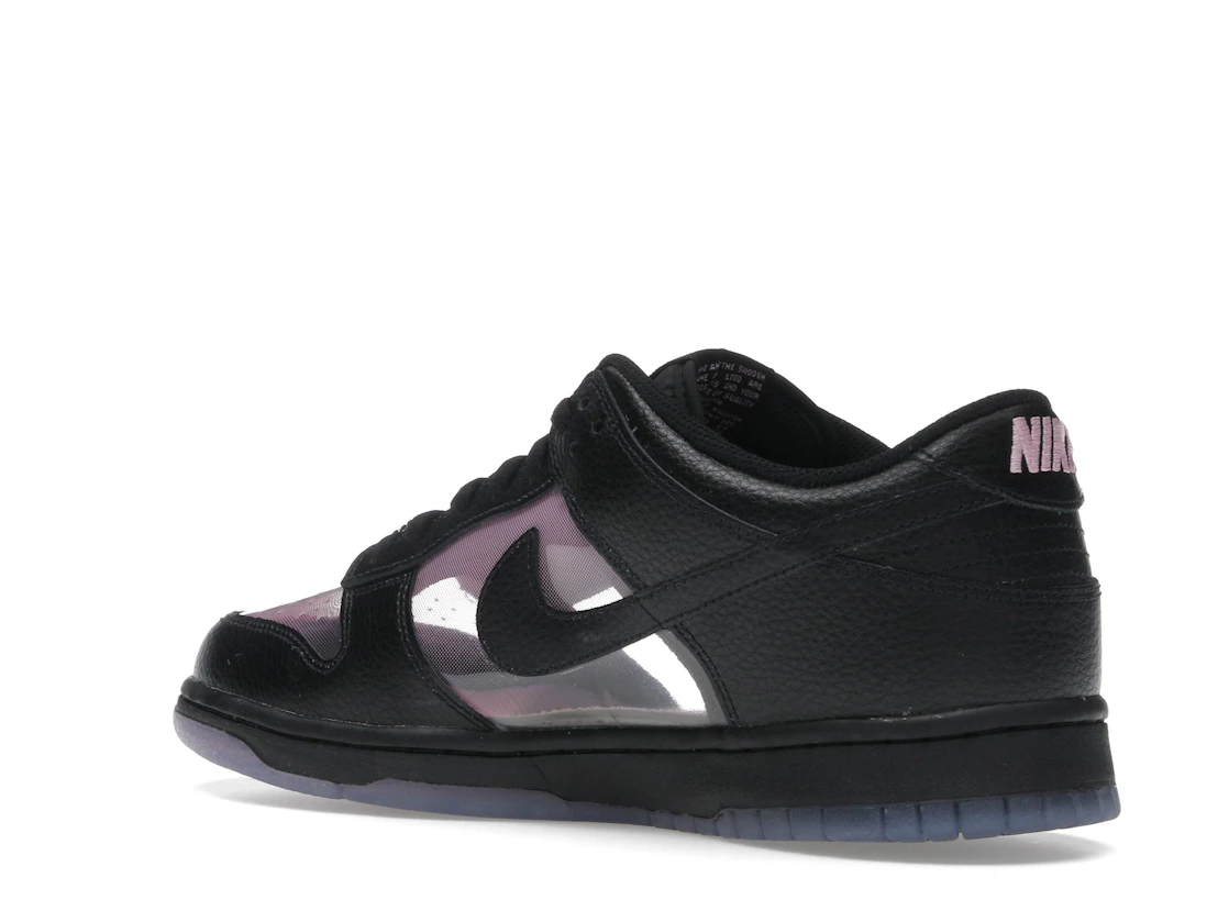 Nike Dunk Low Retro Transparent Black Pink Rise