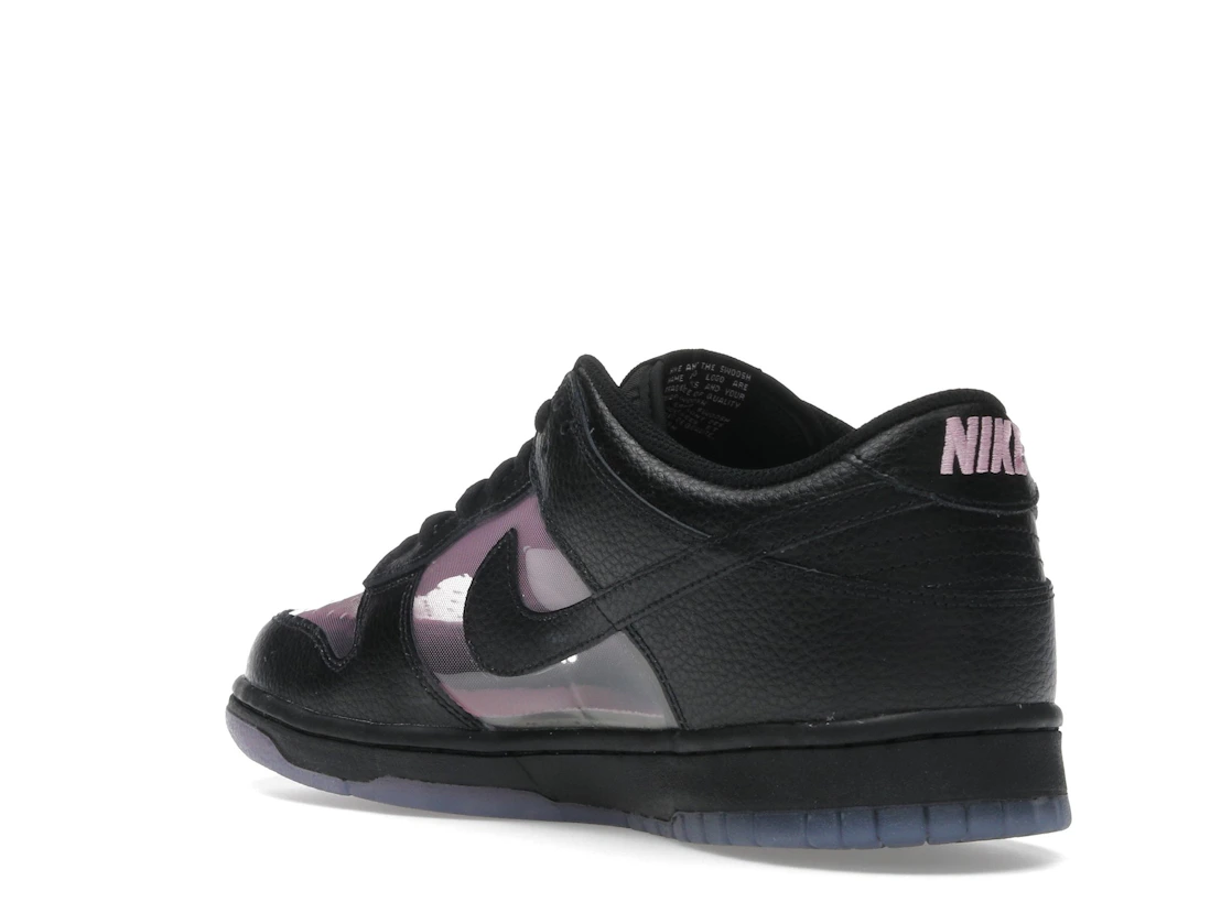 Nike Dunk Low Retro Transparent Black Pink Rise