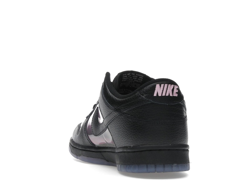 Nike Dunk Low Retro Transparent Black Pink Rise