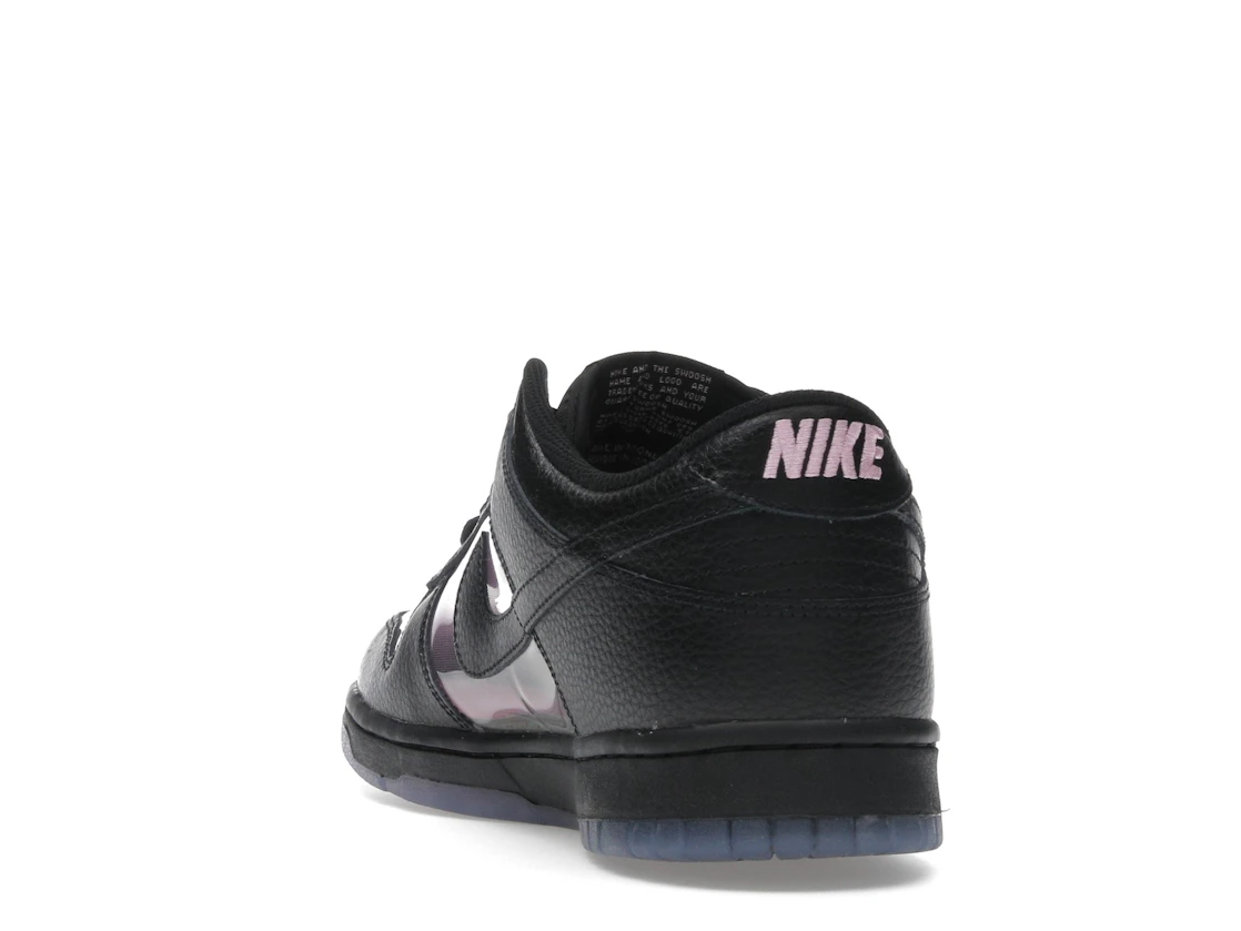 Nike Dunk Low Retro Transparent Black Pink Rise