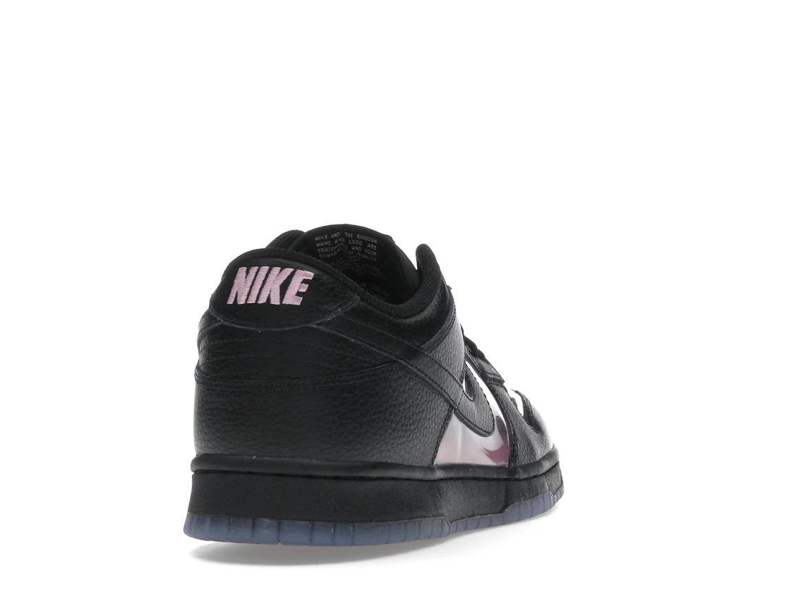 Nike Dunk Low Retro Transparent Black Pink Rise