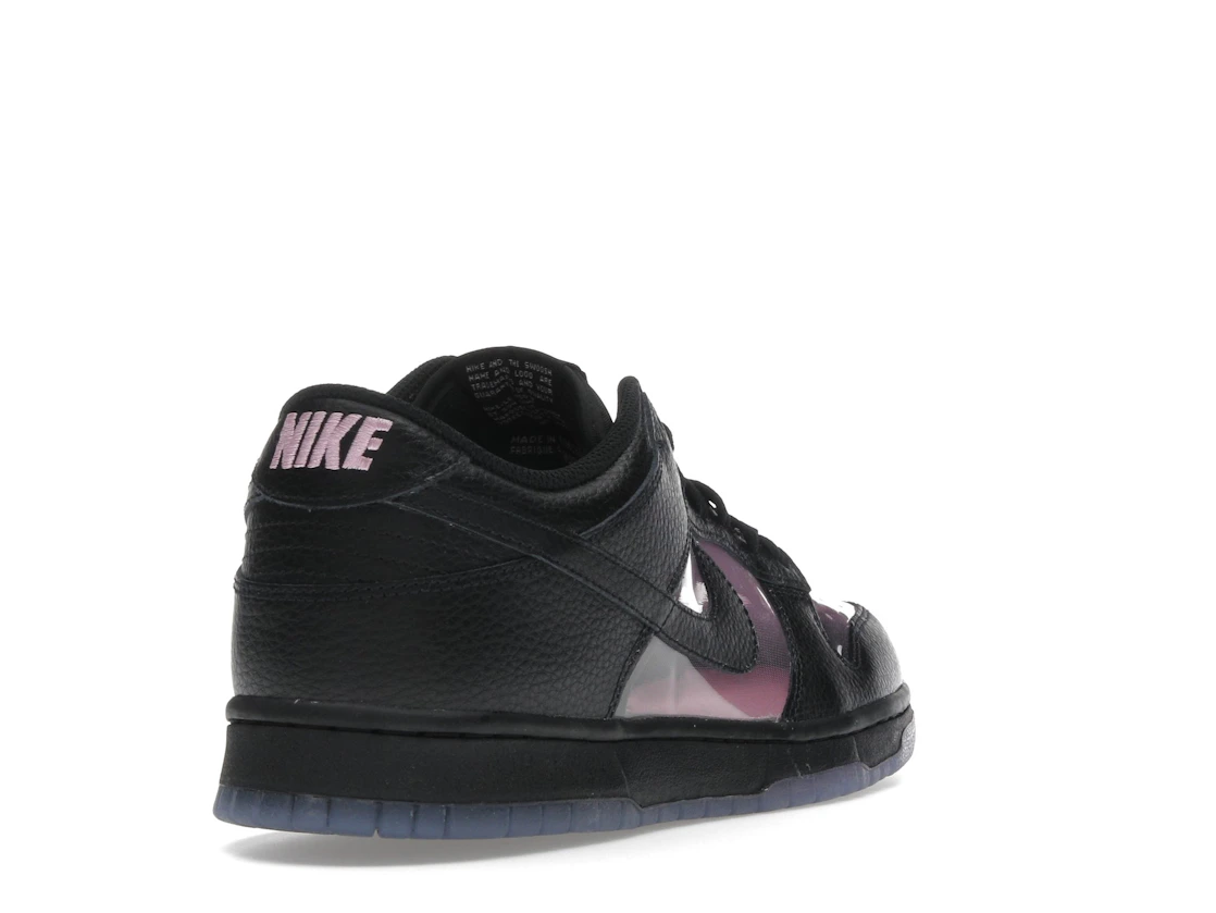 Nike Dunk Low Retro Transparent Black Pink Rise