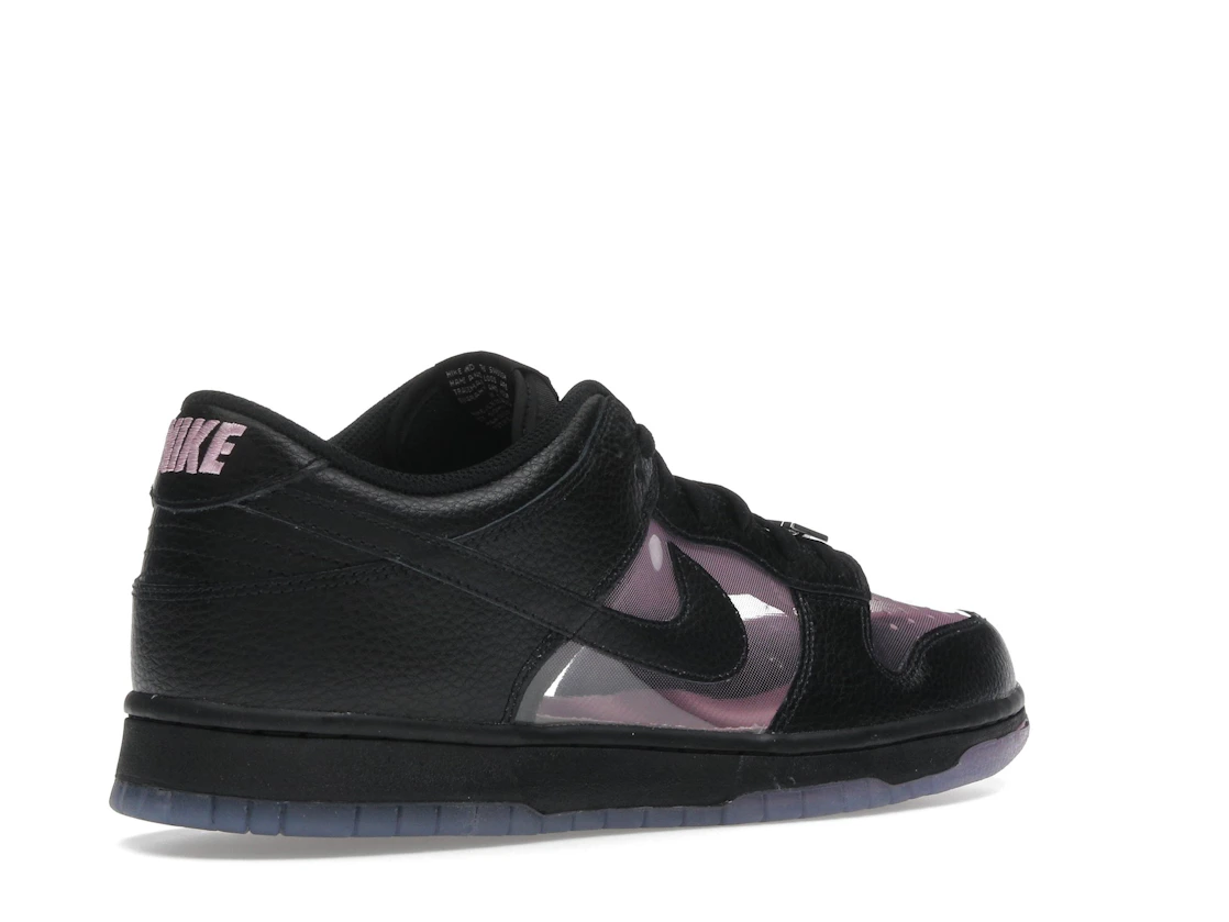 Nike Dunk Low Retro Transparent Black Pink Rise