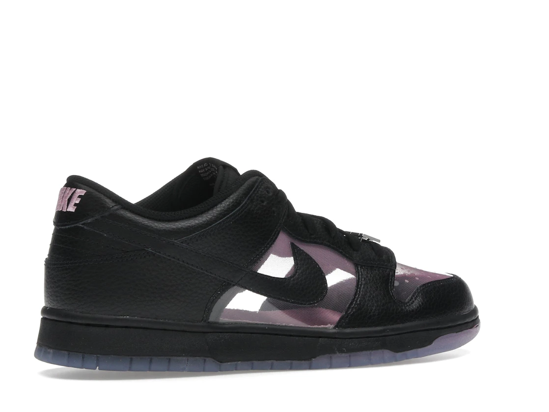Nike Dunk Low Retro Transparent Black Pink Rise