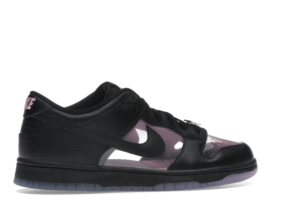 Nike Dunk Low Retro Transparent Black Pink Rise