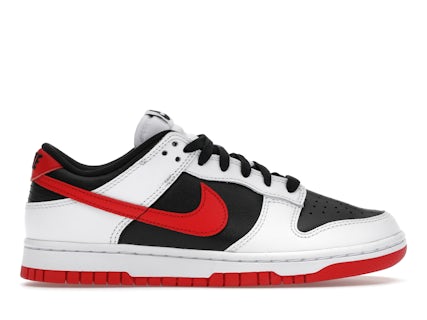 Nike Dunk Low Retro White Black University Red Men's FD9762-061 GB
