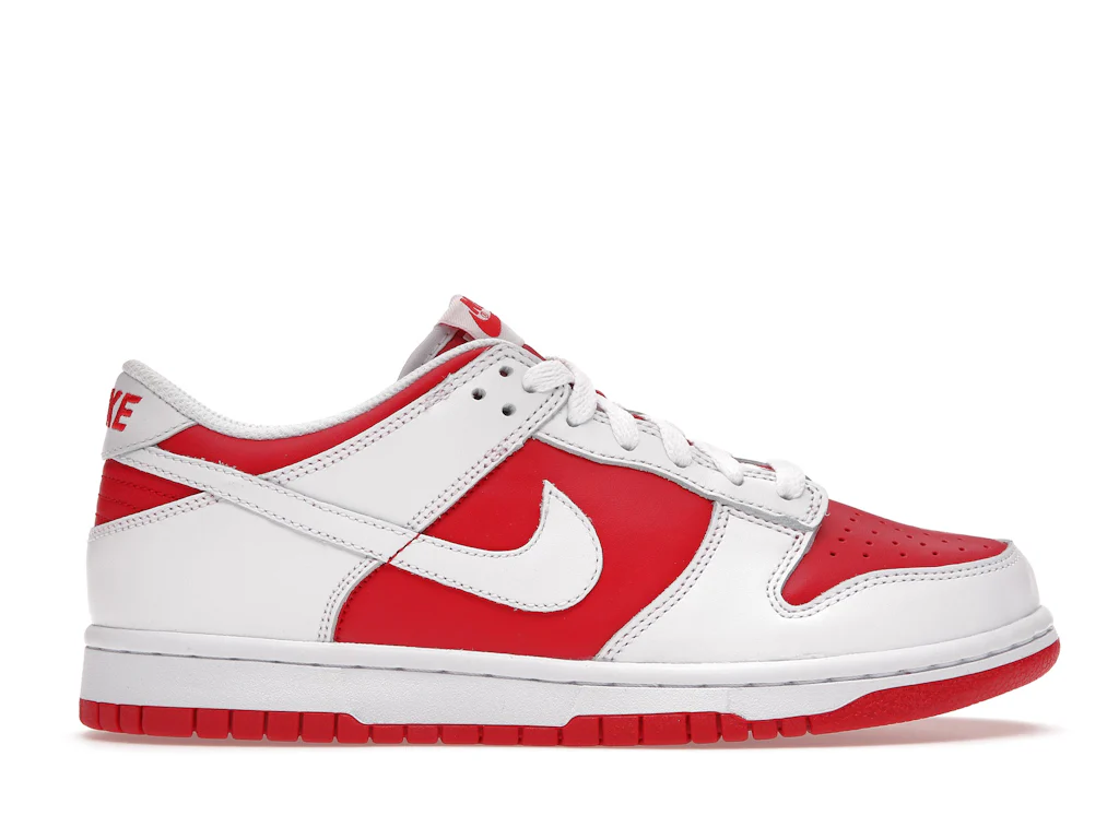 Nike Dunk Low Championship Red (2021) (GS) Kids' - CW1590-600 - US