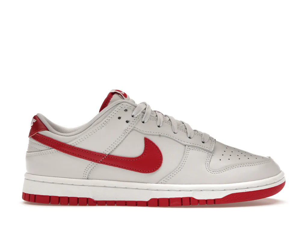 Nike Dunk Low Vast Grey Varsity Red Men's - FJ0832-011 - US