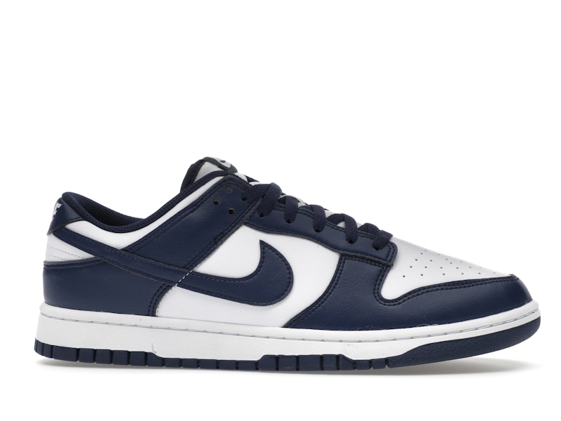 Nike Dunk Low White Midnight Navy