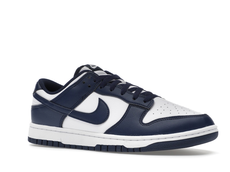 Nike Dunk Low White Midnight Navy