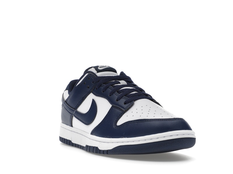 Nike Dunk Low White Midnight Navy