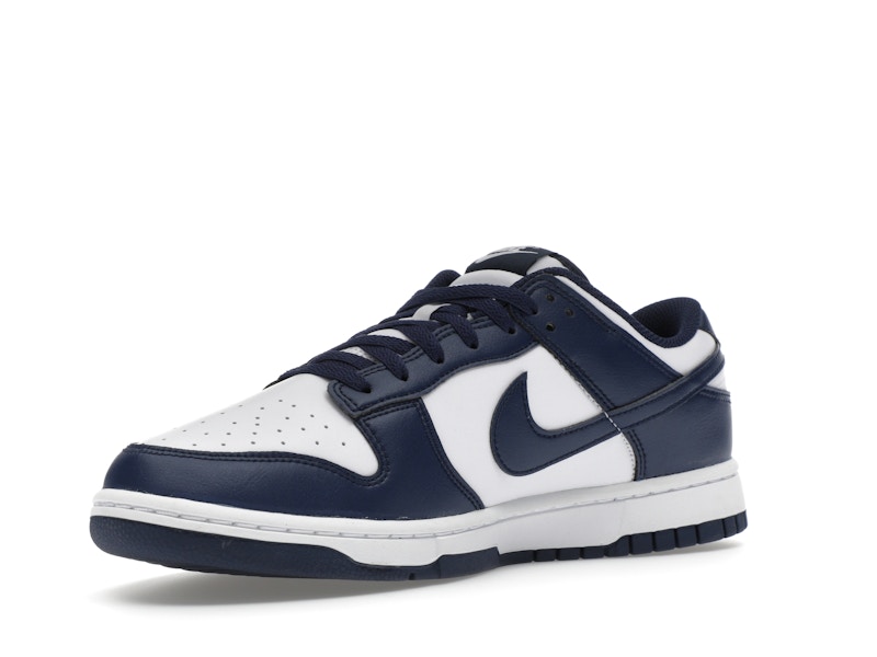 Nike Dunk Low White Midnight Navy