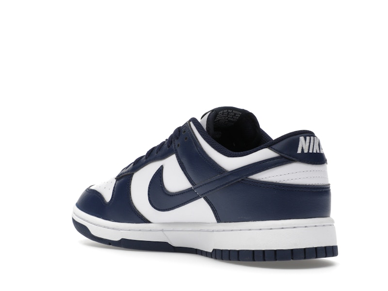 Nike Dunk Low White Midnight Navy