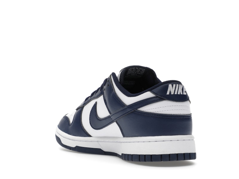 Nike Dunk Low White Midnight Navy