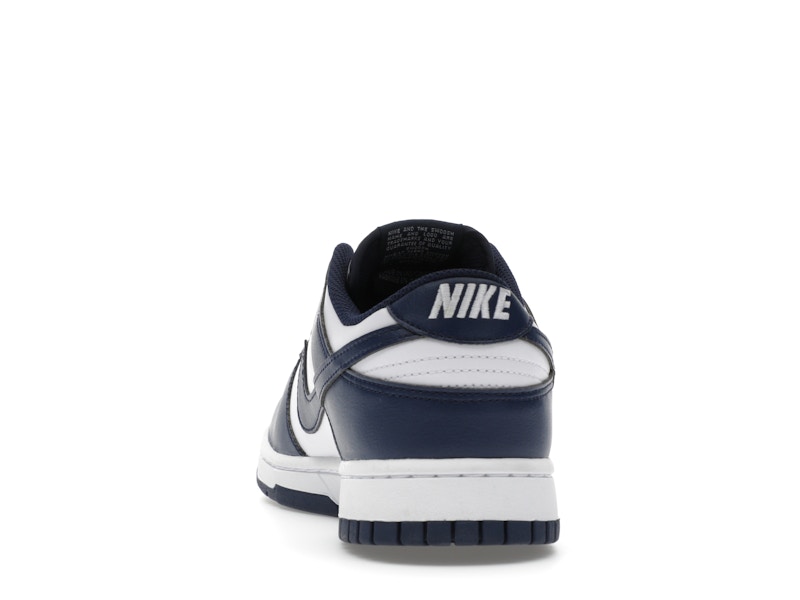 Nike Dunk Low White Midnight Navy