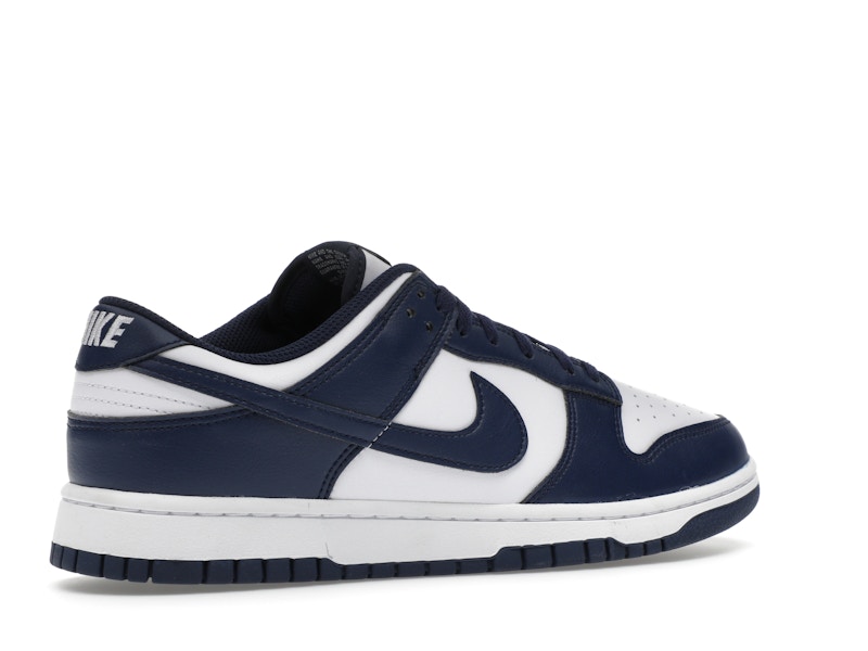 Nike Dunk Low White Midnight Navy