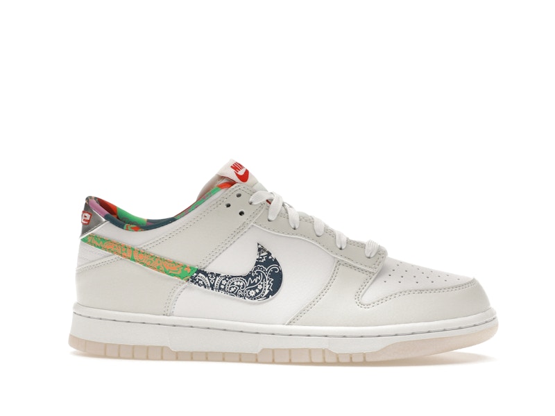 Nike Dunk Low White Multi-Color Paisley (GS)