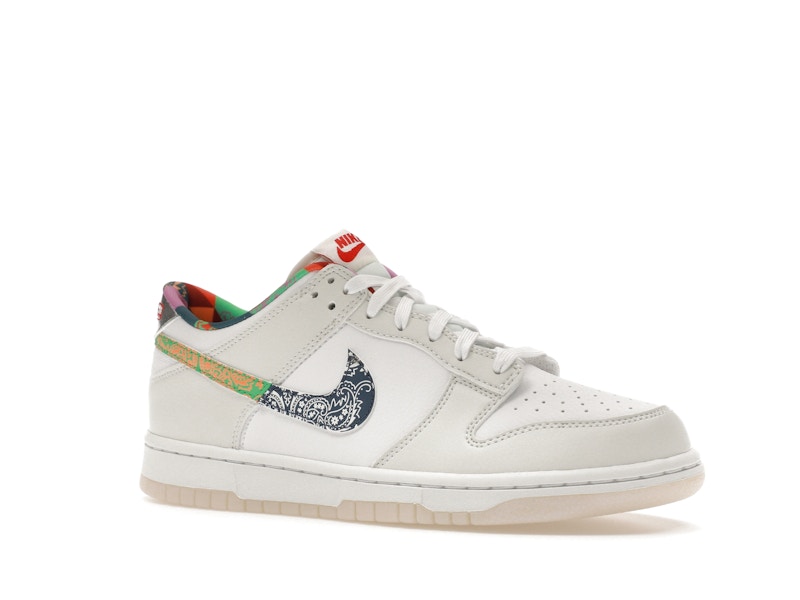 Nike Dunk Low White Multi-Color Paisley (GS)