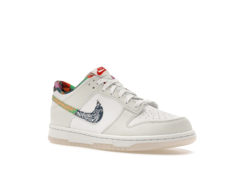 Nike Dunk Low White Multi-Color Paisley (GS)