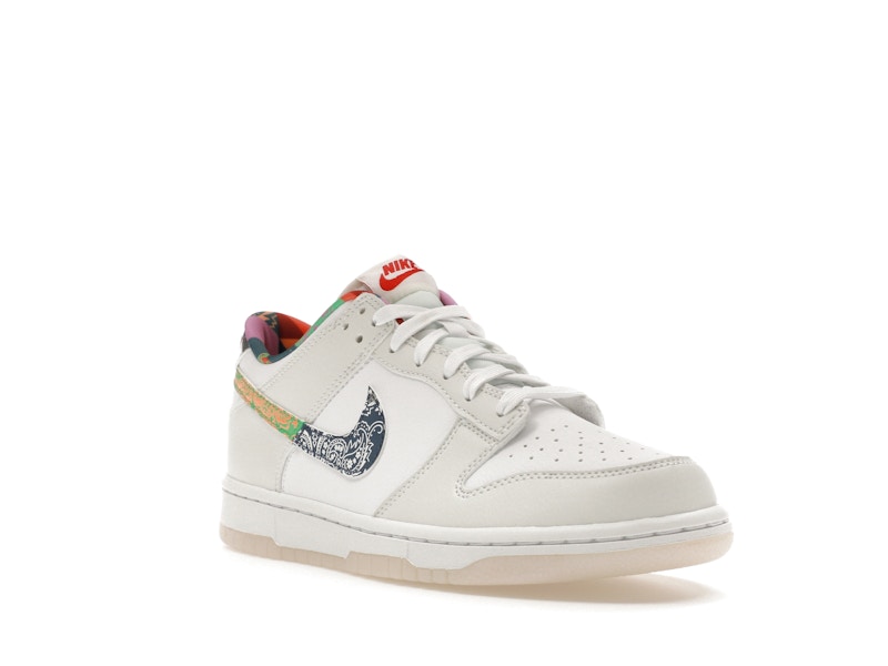 Nike Dunk Low White Multi-Color Paisley (GS)