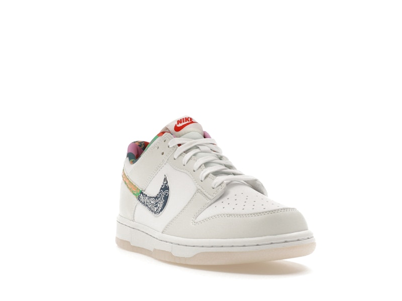 Nike Dunk Low White Multi-Color Paisley (GS)